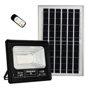 Đèn Pha Năng Lượng Mặt Trời Jindian 100w 200w 300w khuyến mại tại VPP Bến Tre