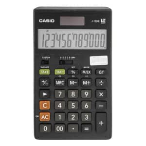 Máy tính điện tử 12 số Casio J-120B chính hãng tại VPP Bến Tre