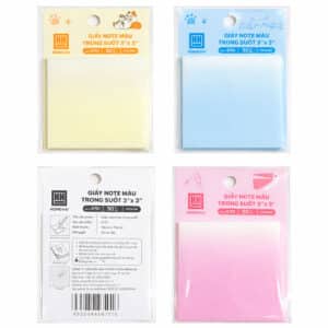 Note nhự trong suốt nhiều màu 3x3 (76x76mm)