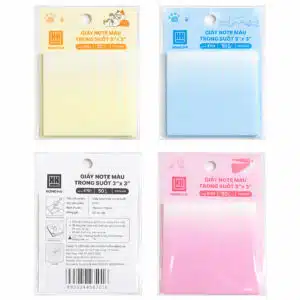 Note nhự trong suốt nhiều màu 3x3 (76x76mm)