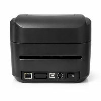 Mặt sau Máy In Nhiệt Zywell ZY4600 (USB,LAN) gồm các cổng kết nối