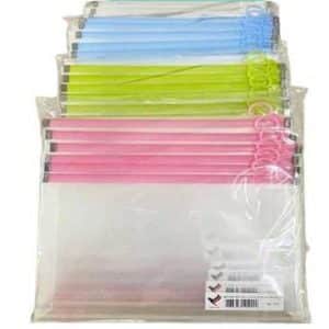 Túi Nhựa Đựng Hồ Sơ Khóa Zip A4/A5 có móc treo giá rẻ tại VPP Bến Tre