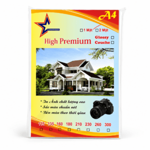 Giấy In Ảnh Glossy 2 Mặt Bóng 160gsm Khổ A4 giá sỉ tại VPP Bến Tre