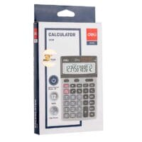 Hộp Máy Tính Deli E1239, Màn Hình LCD 12 Số chính hãng tại VPP Bến Tre