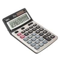Máy Tính Deli E1239, Màn Hình LCD 12 Số chính hãng tại VPP Bến Tre