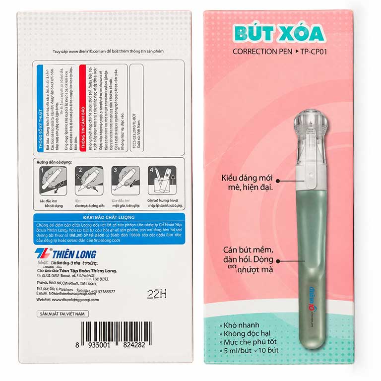 Bút Xóa Điểm 10 TP-CP01 Chính Hãng Thiên Long giá tốt tại VPP Bến Tre