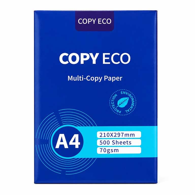 Thùng 5 xấp Giấy A4 Copy Eco 70Gsm giá rẻ tại VPP Bến Tre
