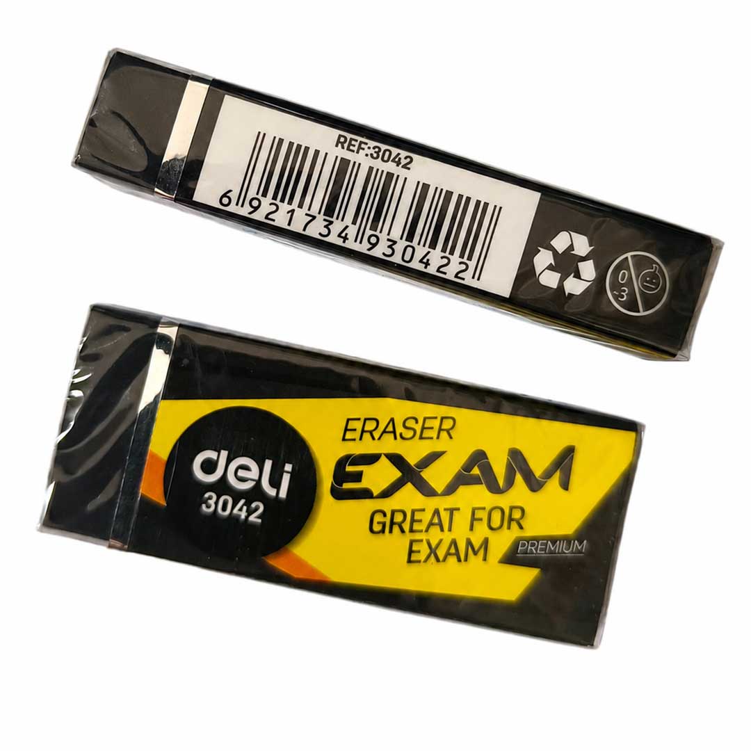 Gôm Tẩy Chì Deli 3042/E3042 Màu Đen giá tốt tại VPP Bến Tre