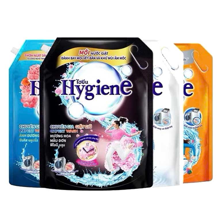 Nước Giặt Xả Đậm Đặc Hygiene Túi 1.8 Lít chính hãng giá sỉ tại VPP Bến Tre