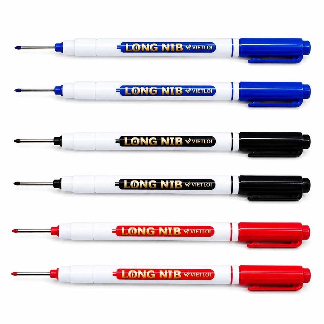 Bút Lông Dầu Ngòi Dài Long Nib Marker chính hãng Việt Lợi giá sỉ tại VPP Bến Tre