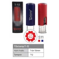 TDStamp T-12 Φ10mm Khắc Dấu Happy Icon Nhân Xét & Đánh Giá cho giáo viên