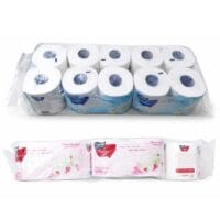 Giấy Vệ Sinh Pulppy Velvet Cây 10 Cuộn (Xanh/Hồng)
