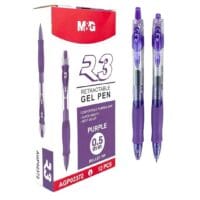 Bút gel MG AGP02372 0.5mm, bút nước, viết mực gel màu tím