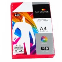 Giấy In Photo Màu Hồng A4 PaperLine 80Gsm, Xấp 500 Tờ