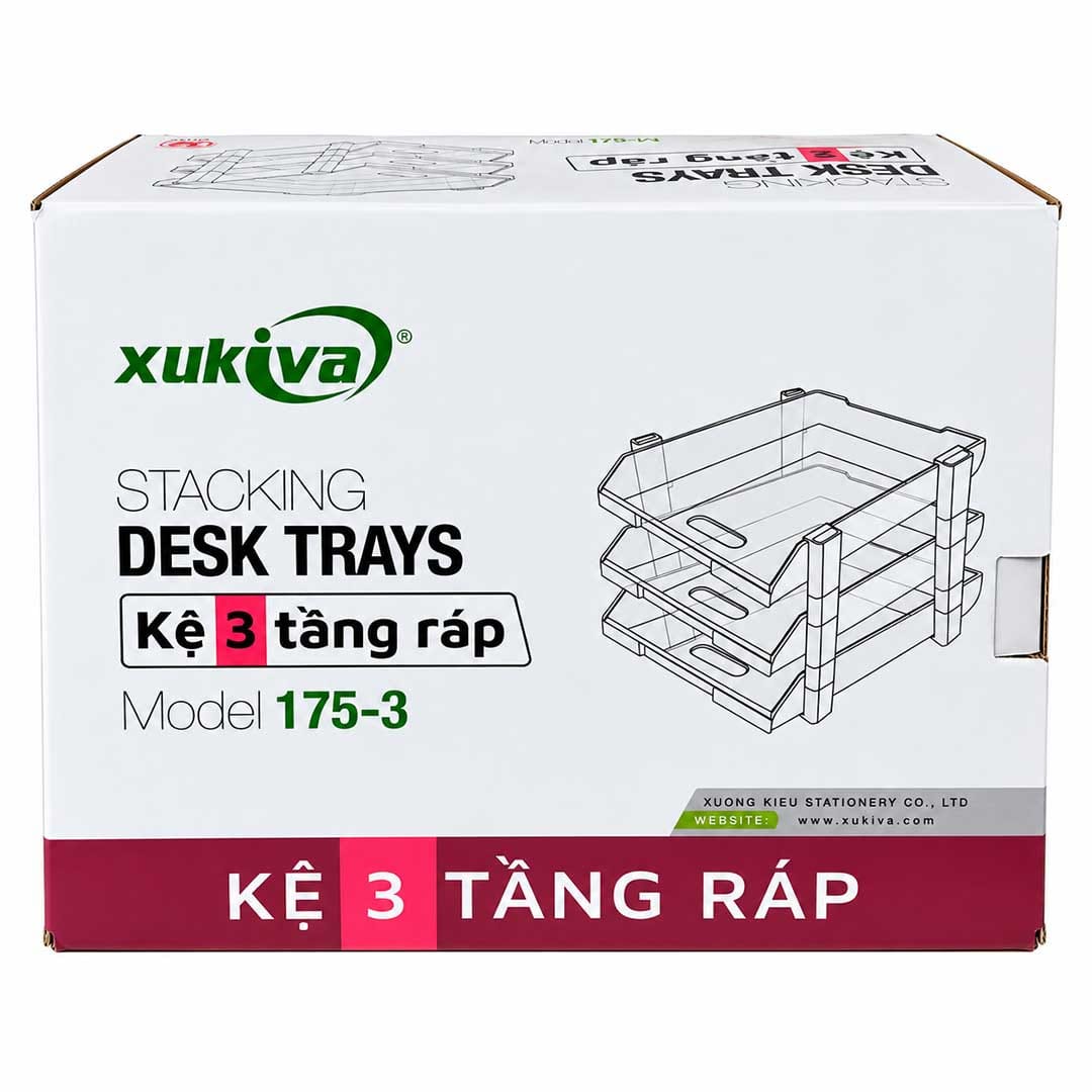 Kệ Mica 3 Tầng Xukiva 175-3