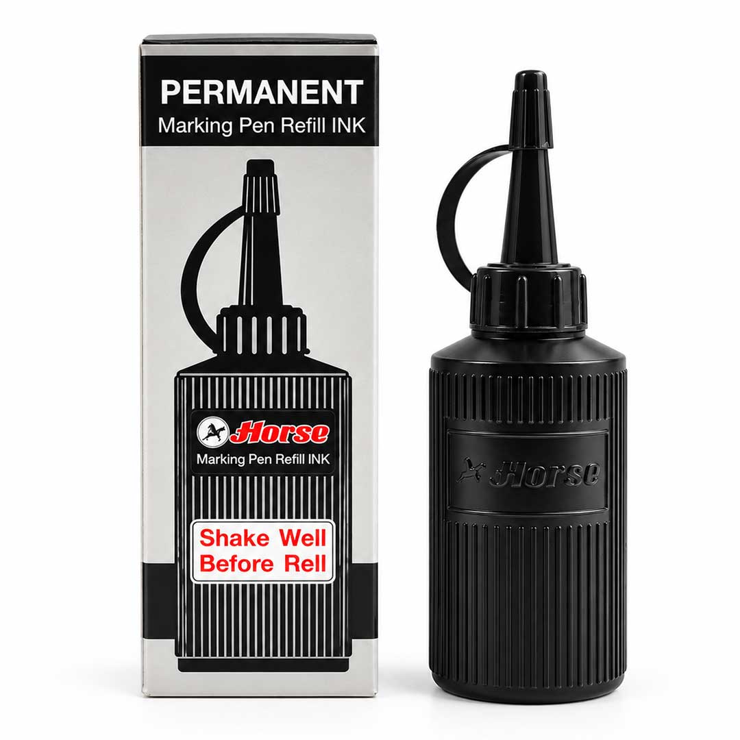 Mực lông dầu Horse 30ml màu đen