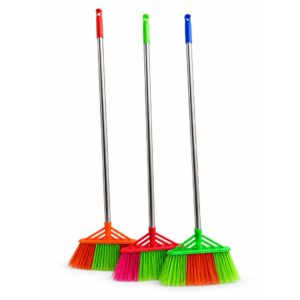 Chổi Xương Cọng Nhựa, Cán Kim Loại 1 Mét giá rẻ tại VPP Bến Tre