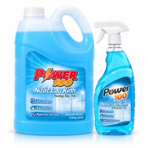 Mua Nước Lau Kính POWER100 Hương Bạc Hà Can 3.8 Lít giá rẻ tại VPP Bến Tre